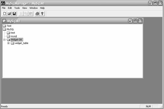 ���� ������� MySqlManager